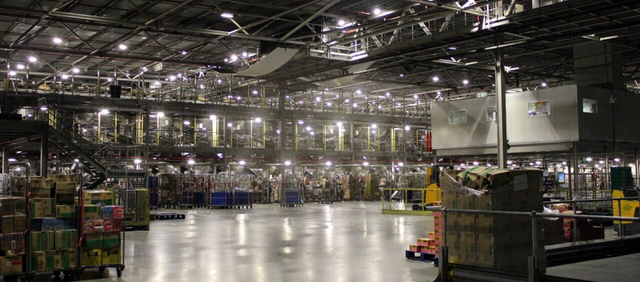 Tesco frozen distribution centre, Daventry. Digifort UK