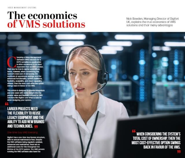 "The economics of VMS solutions" is covered by Security Journal UK.